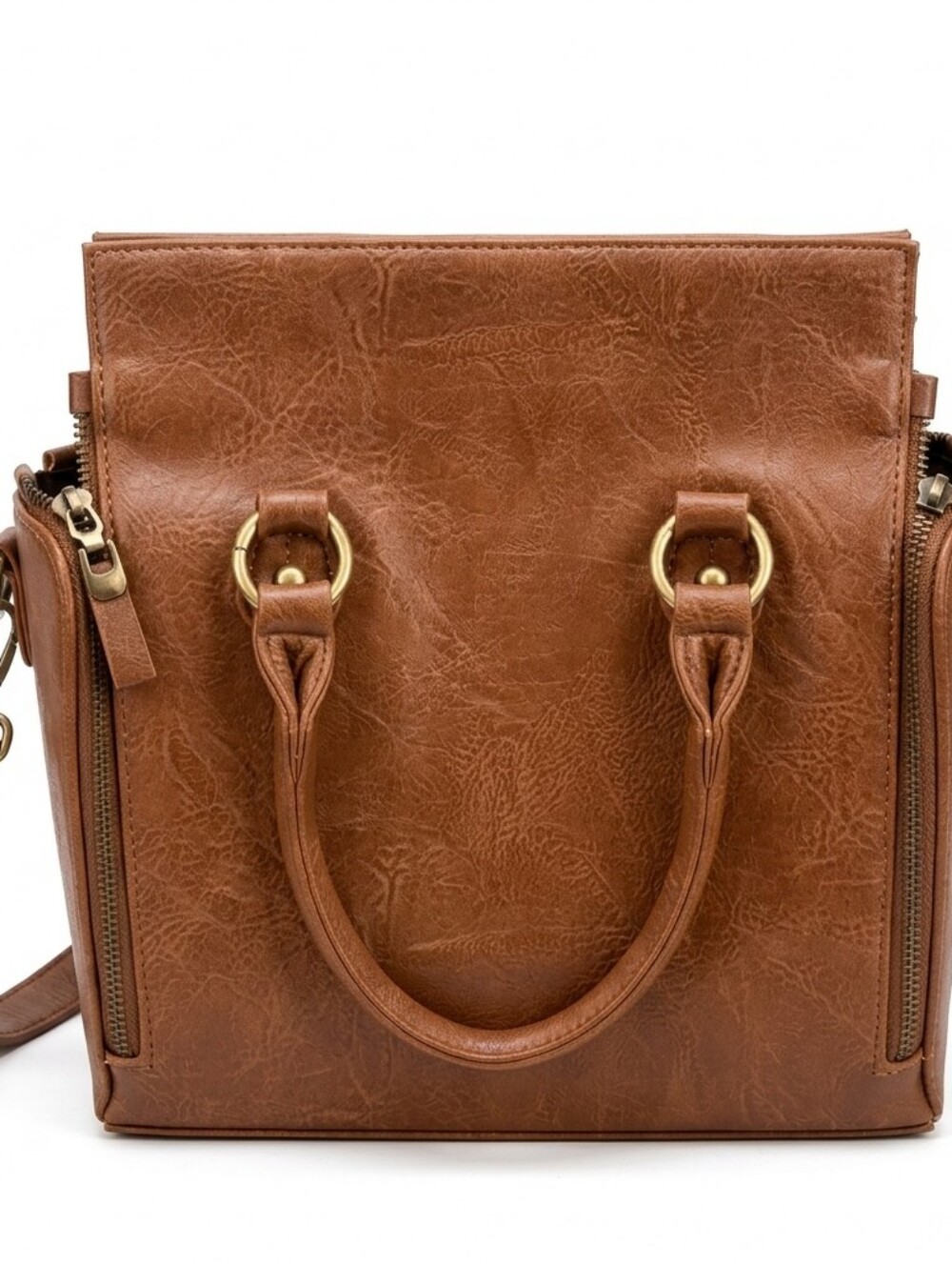 Cobbler Legend Brown Genuine Leather Crossbody Bag & Satchel Handbag